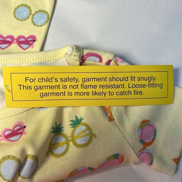 Janie and Jack 100049408 Good Night Short Pajama in Sunglass Stars size 2T NWT - Picture 4 of 9